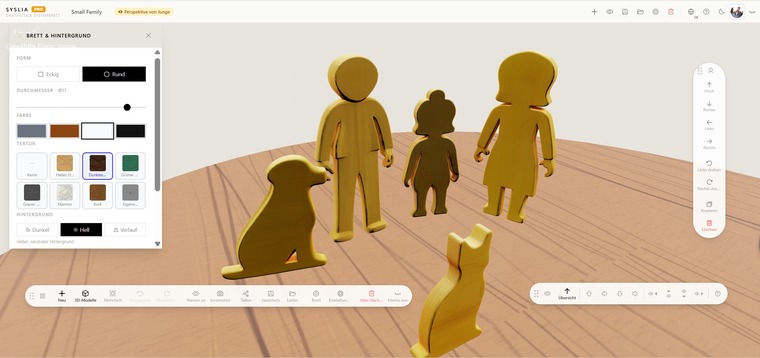 SYSLIA 3D-Systemboard – Digitale Systemaufstellung für Coaches und Therapeuten